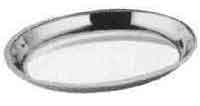 IMPA 170908 — Vegetable bowl oval, stainless steel 255x180mm