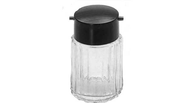 IMPA 171045 — Sauce bottle glass 220cc, with plastic top