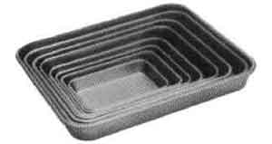 IMPA 172112 — Pan rectangular aluminium, 190x135x28mm