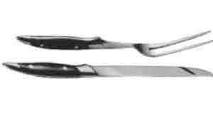 IMPA 172508 — Meat carving knife & fork set