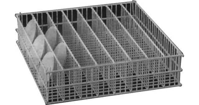 IMPA 172977 — Rack tableware steel wire, w/plastic coated 500x250x120mm