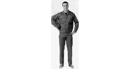 IMPA 190751 — Trousers working anti-electro-, static navy blue waist 79cm