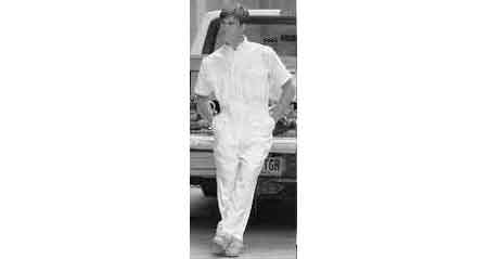 IMPA 190797 — Boilersuit half-sleeves cotton, blue ll