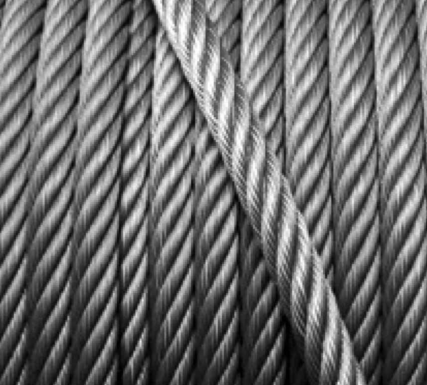 IMPA 211185 — Rope mooring buoyant winchline, 6-strand 5"cirx220mtr