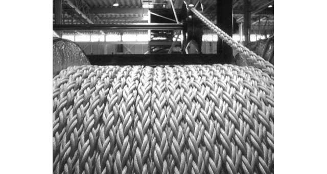 IMPA 211531 — Rope mooring 12st marine power, 3-3/4"cir x 200mtr w/nk cert