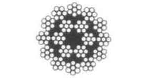 IMPA 213655 — Hercules rope 18x7 galv, dia 20.0mm