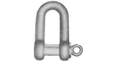 IMPA 230308 — Shackle straight eye bolt, black se-type 36mm swl 8ton
