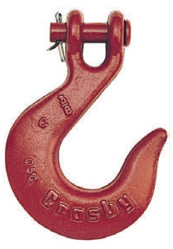 IMPA 234352 — Hook sling clevis alloy steel, crosby a-331 hook size 8mm