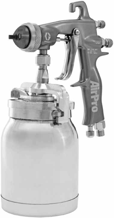 IMPA 271306 — Gun spray graco airpro #289017, gravity/compliant 0.055" 