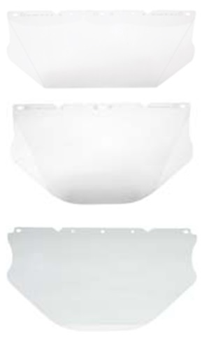 IMPA 310554 — Visor flat v-gard clear noncsa, 203x432x1.52mm msa 10117782