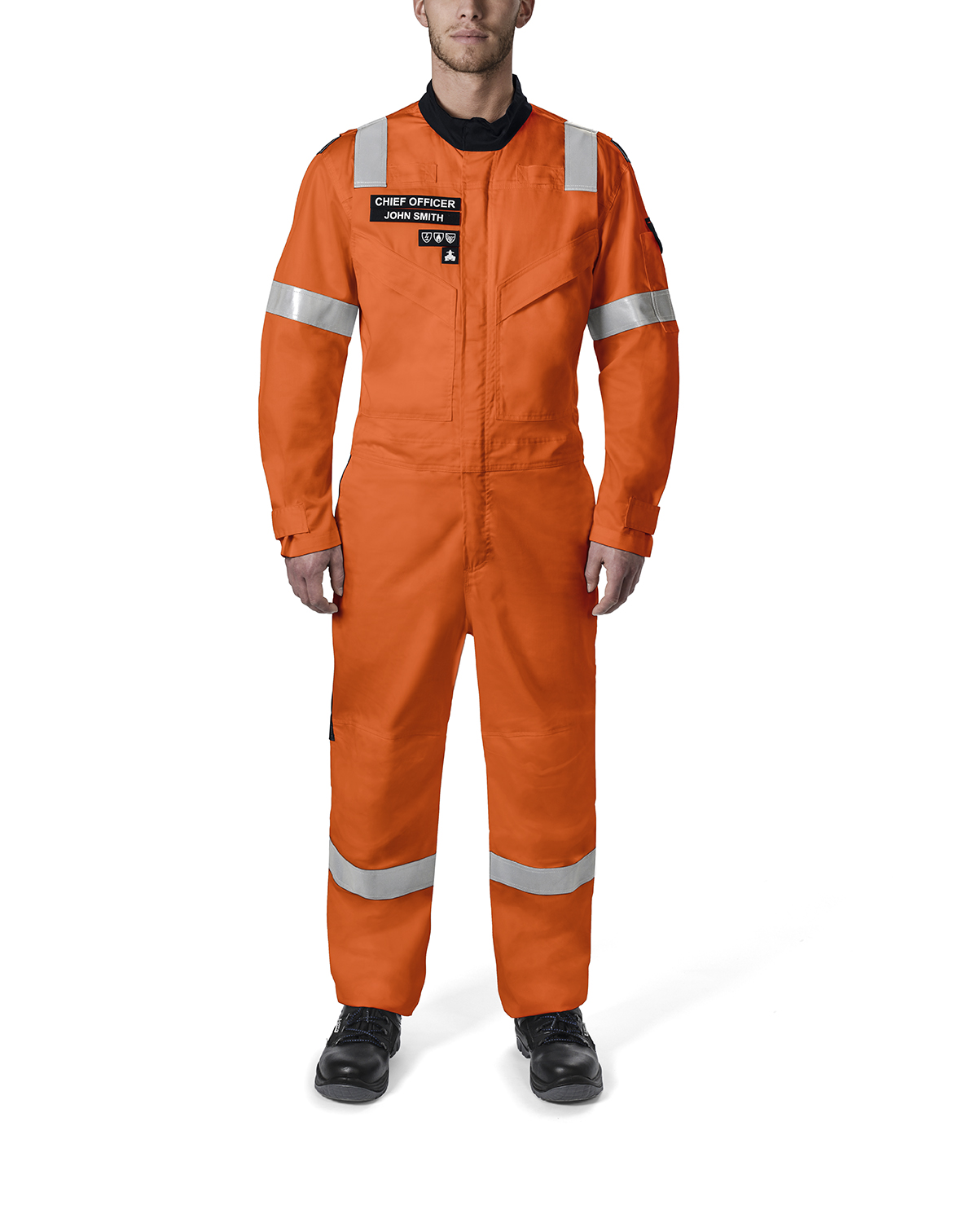 IMPA 312447 — Boilersuit flameresist reflect, antistatic heat reg navy s 