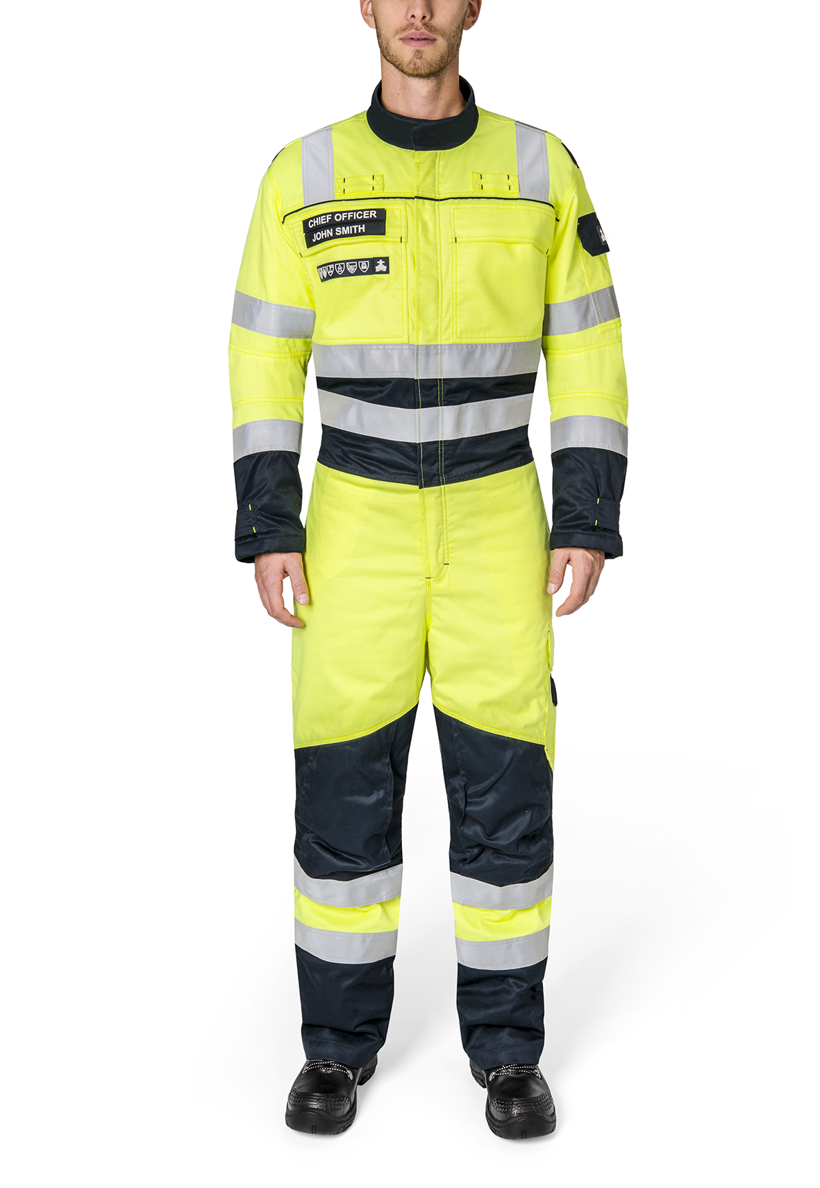 IMPA 312498 — Boilersuit winter multi-hazard, offshore orange & navy s