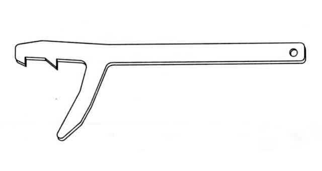 IMPA 331056 — Cap spanner for maintenance, fire extinguisher