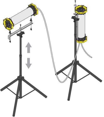 IMPA 331932 — Tripod wolf ll-680 for, leadlamp tank lighting kit