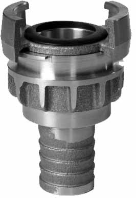 IMPA 333253 — Coupling hose brass nor, 2-1/2" (las 1) hose end 50mm