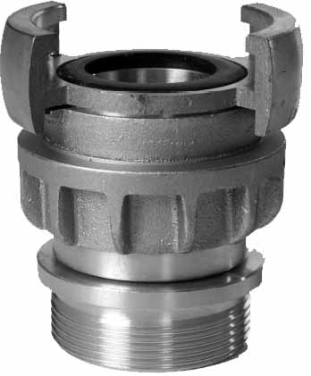 IMPA 333262 — Adapter hose brass nor 2-1/2", (las 1/65a) x 2-1/2"bsp male