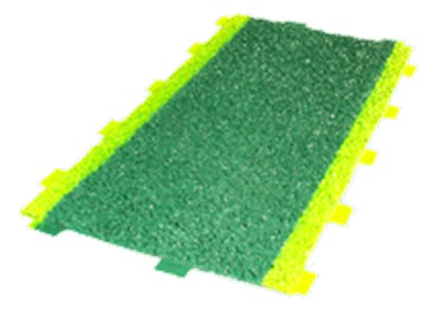 IMPA 334635 — Tile weld-deck antislip swdt, 900x2500mm safety yellow fine 
