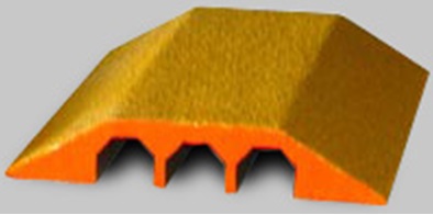 IMPA 334751 — Stepmate bridge for pipe/cable, antislip pcb1 safe yellow fine 