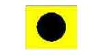 IMPA 371519 — Flag signal letter 4'x 6' "i"