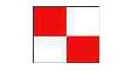 IMPA 371531 — Flag signal letter 4'x 6' "u"