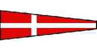 IMPA 371544 — Flag signal numeral "4"