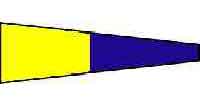IMPA 371545 — Flag signal numeral "5"