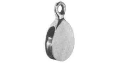 IMPA 371587 — Block flag brass 38mm
