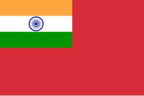 IMPA 371922 — Flag civil ensign, india 4' x 6'