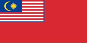 IMPA 371931 — Flag civil ensign, malaysia 4' x 6'