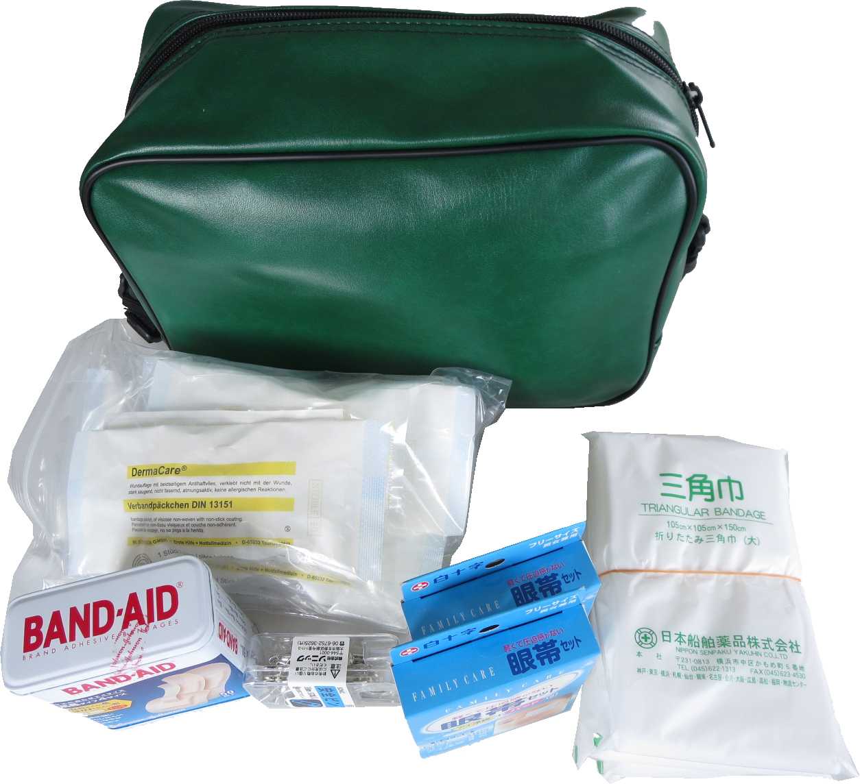 IMPA 391092 — First aid satchel, d.t.i. scale 1a complete