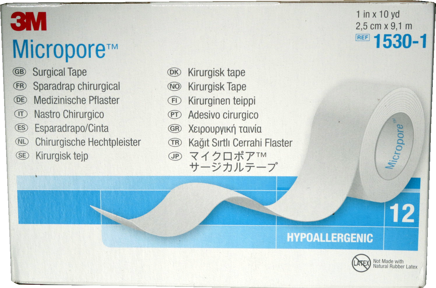 IMPA 391402 — Suture strip non-stitch, 2.5cm x 9.1mtr 12rls
