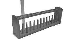 IMPA 391474 — Test tube stand for 12 tubes
