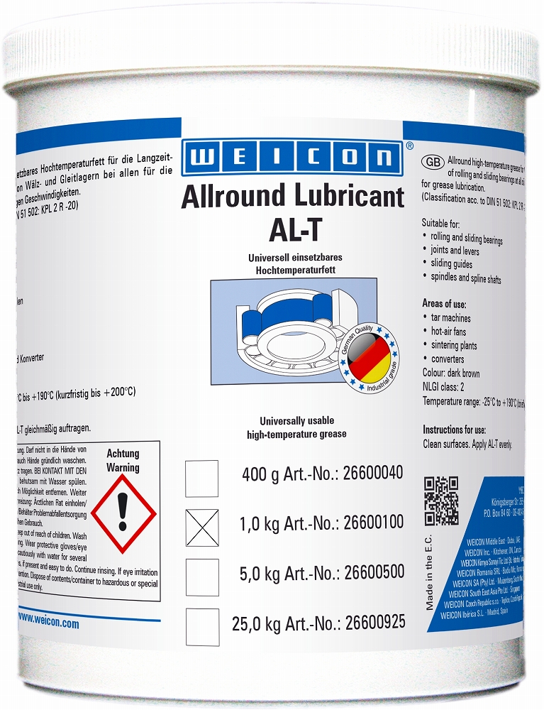 IMPA 450445 — Lubricant allround weicon, al-t1000 1kgs