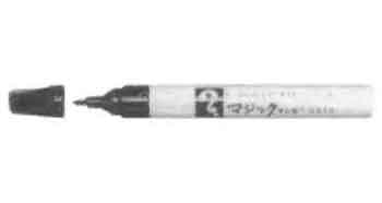 IMPA 470650 — Felt marker pen medium thick, yellow