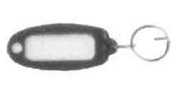 IMPA 471306 — Tag plastic oval with ring, 58x27mm