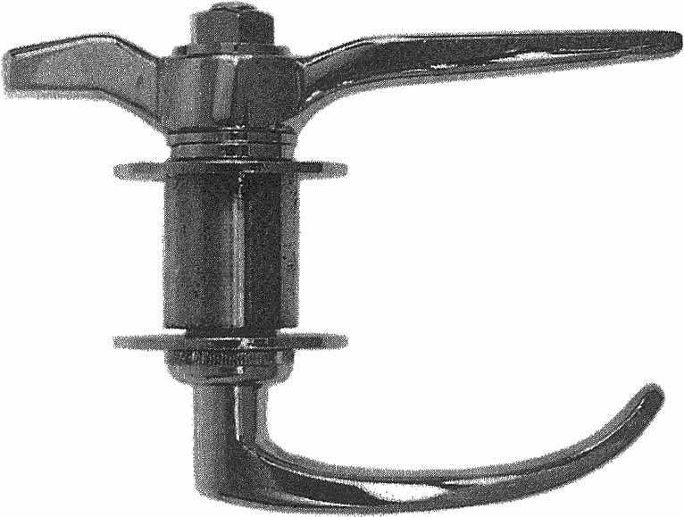 IMPA 490828 — Handle clip tight door brass