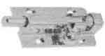 IMPA 490913 — Barrel bolt for cabinet, plate size 27x43mm