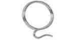 IMPA 491511 — Curtain ring stainless steel, diam 35mm