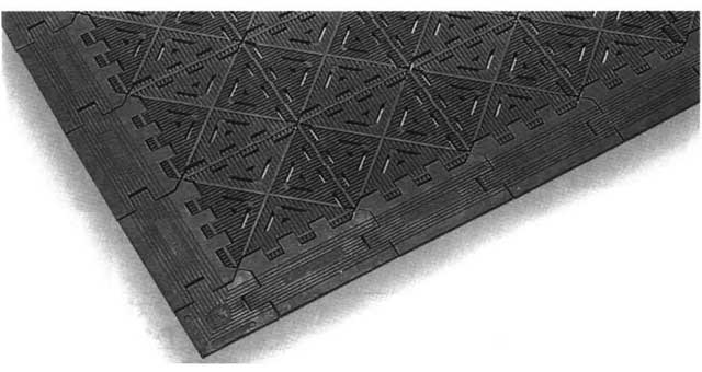 IMPA 511069 — Mat door rubber jointed, 45x60cm