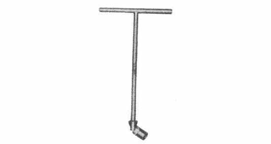 IMPA 610936 — Wrench flex t-type 6-point, 17mm