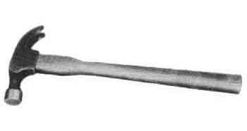 IMPA 612606 — Hammer bell face & nail puller, handled 330grm
