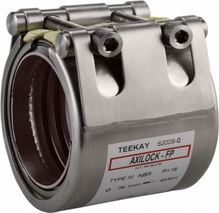 IMPA 614258 — Pipecoupling teekay axilock-fp, fire protected pipe od 127mm