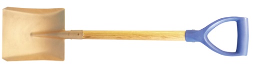 IMPA 615952 — Shovel square non-spark, special alum bronze 250x970mm