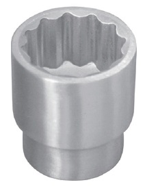 IMPA 616835 — Socket wrench 12point s.steel, 9.5mm/sq drivex8mm (5/16")  