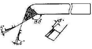IMPA 632761 — Tool with carbide tip single, #40-1 left hand 13x13x100mm