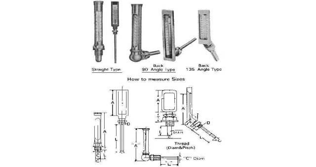 IMPA 651851 — Thermometer industrial, with further detail