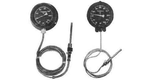 IMPA 652516 — Thermometer dial mercury, actuated remote read w/detail 