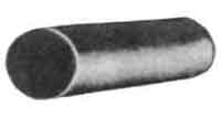 IMPA 673407 — Zinc casting round solid, 50x300mm