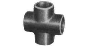 IMPA 730440 — Cross malleable cast iron galv, 2-1/2"