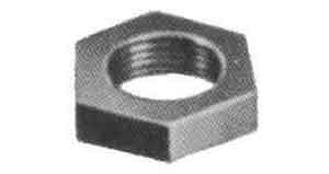 IMPA 730664 — Lock nut malleable cast iron, galv 3/4